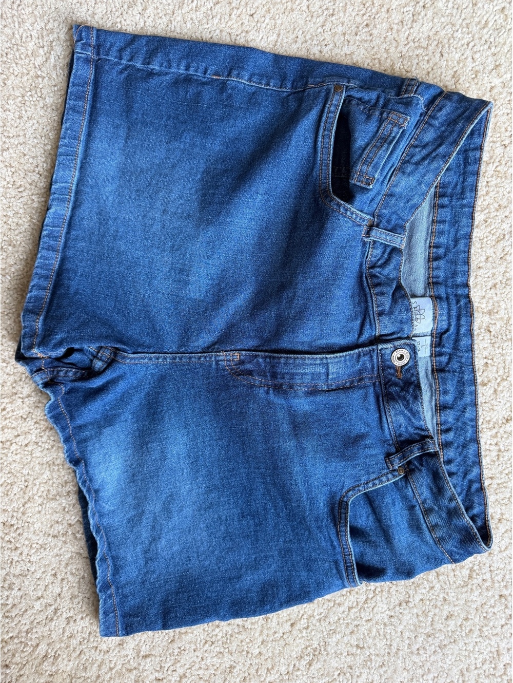 L 12-14 denim shorts 99% cotton - SERRA